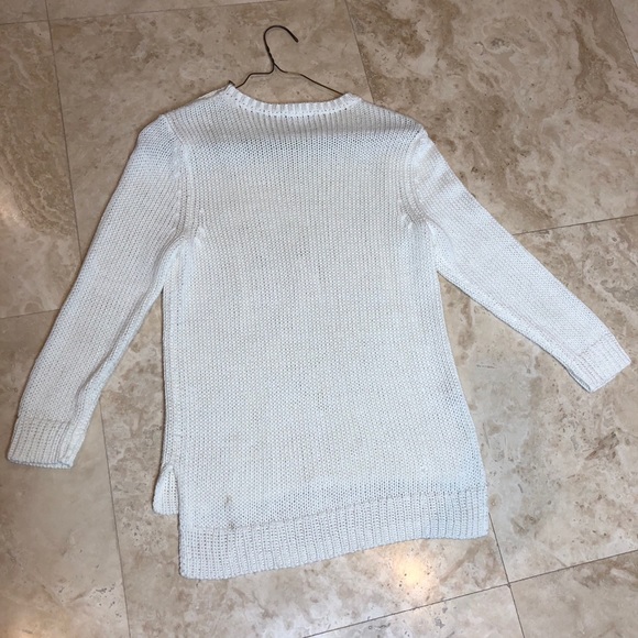 Ann Taylor White Anchor Sweater Size Small - Picture 12 of 14
